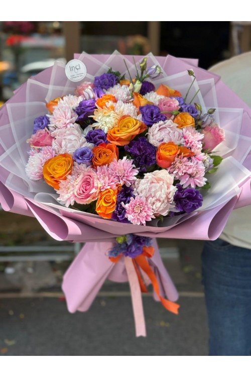 Canlı Renkli Karışık Buket